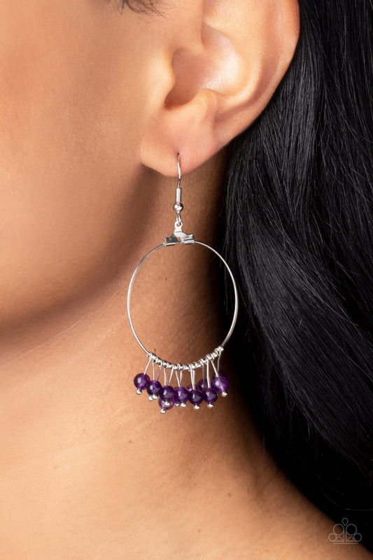 Paparazzi - Free Your Soul - Purple Earrings