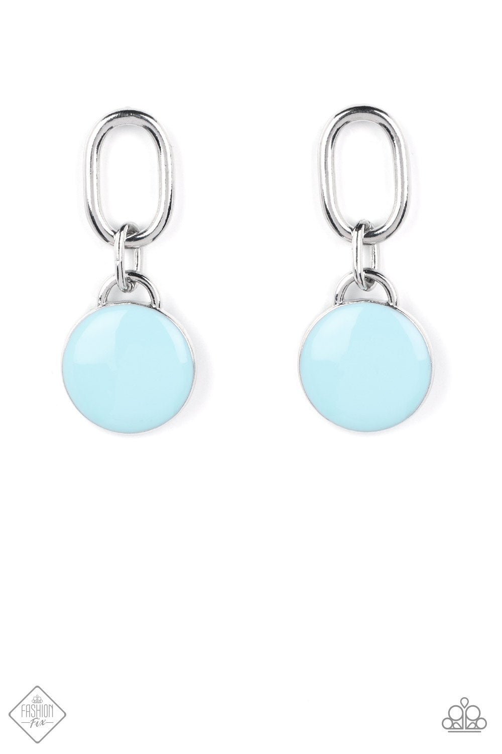 Paparazzi - Drop a TINT - Blue Earrings