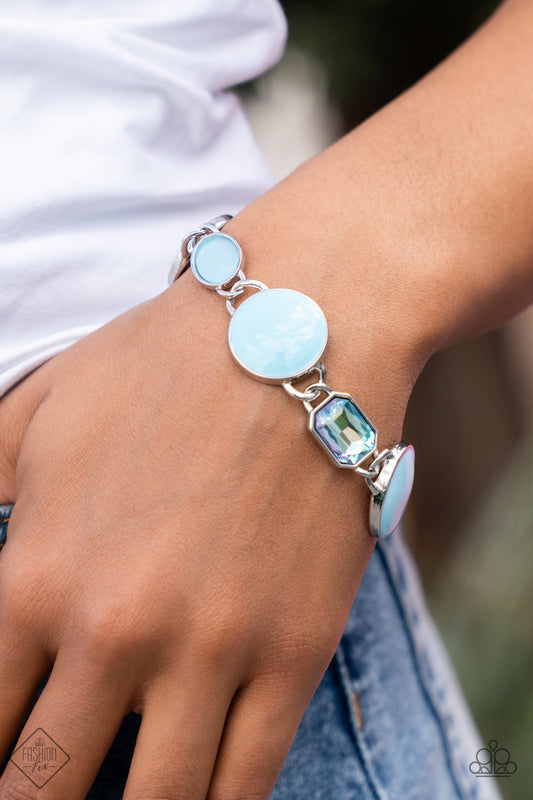 Dreamscape Dazzle - Blue Bracelet Paparazzi