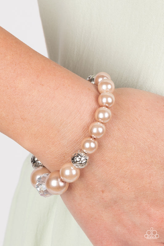 Paparazzi - Royal Reward - Brown Bracelet