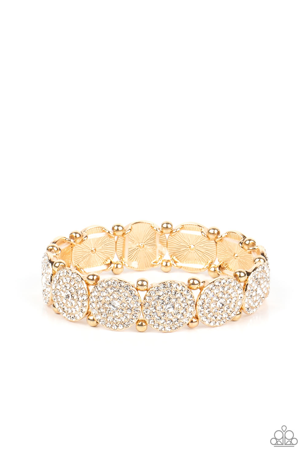 Paparazzi Palace Intrigue Gold Bracelet