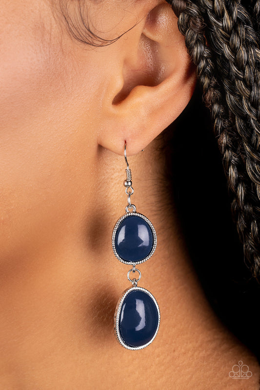 Paparazzi - Mediterranean Myth - Blue Earrings