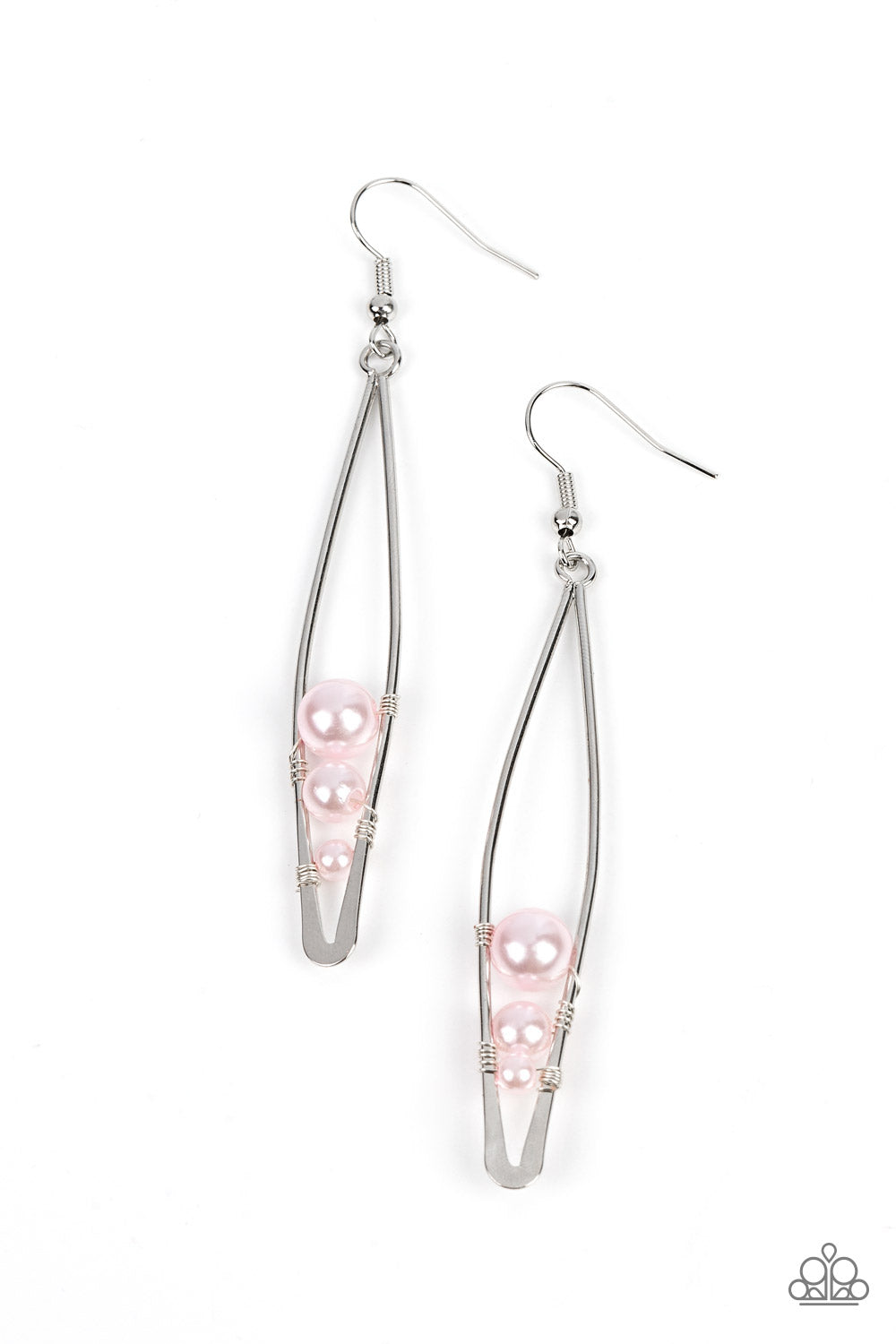 Paparazzi- Atlantic Allure - Pink Earrings