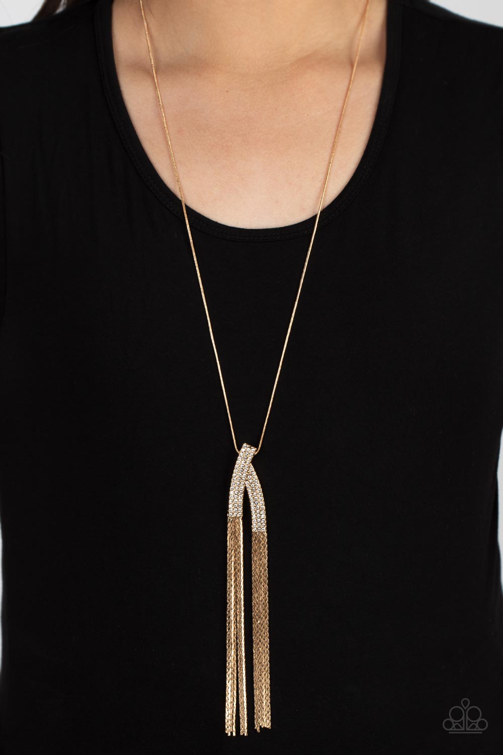 Paparazzi - Out of the SWAY - Gold Necklaces