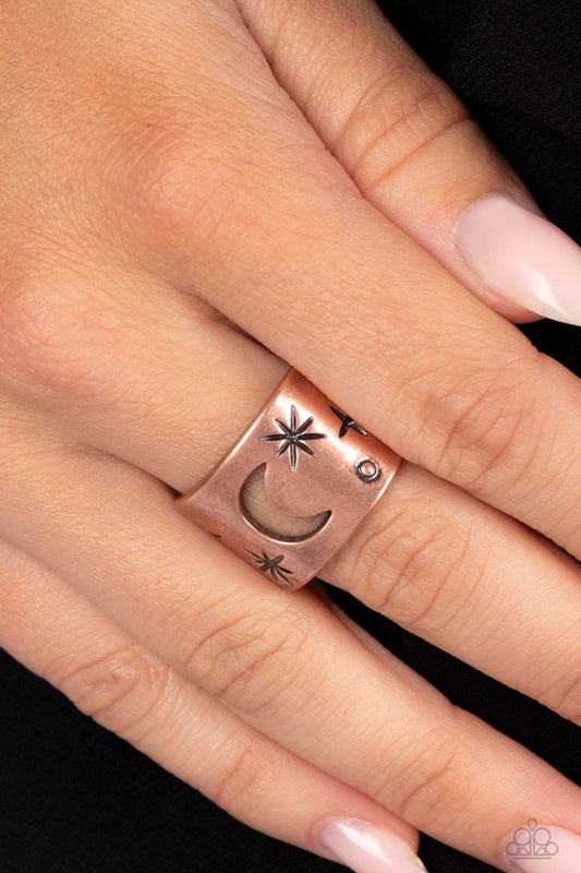 Paparazzi - Lunar Levels - Copper Ring