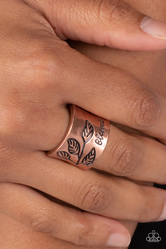 Paparazzi - Blessed with Bling - Copper Ring