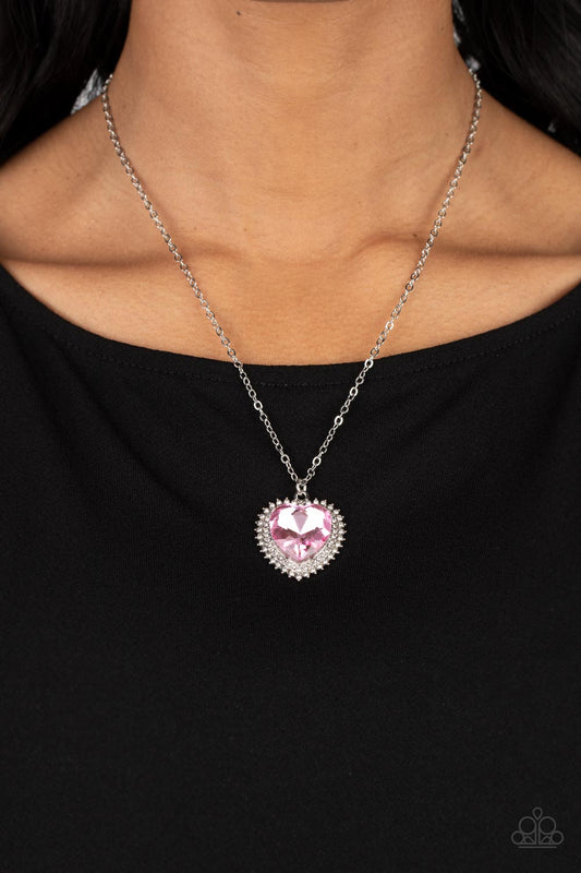 Paparazzi Sweethearts Stroll Pink Necklace