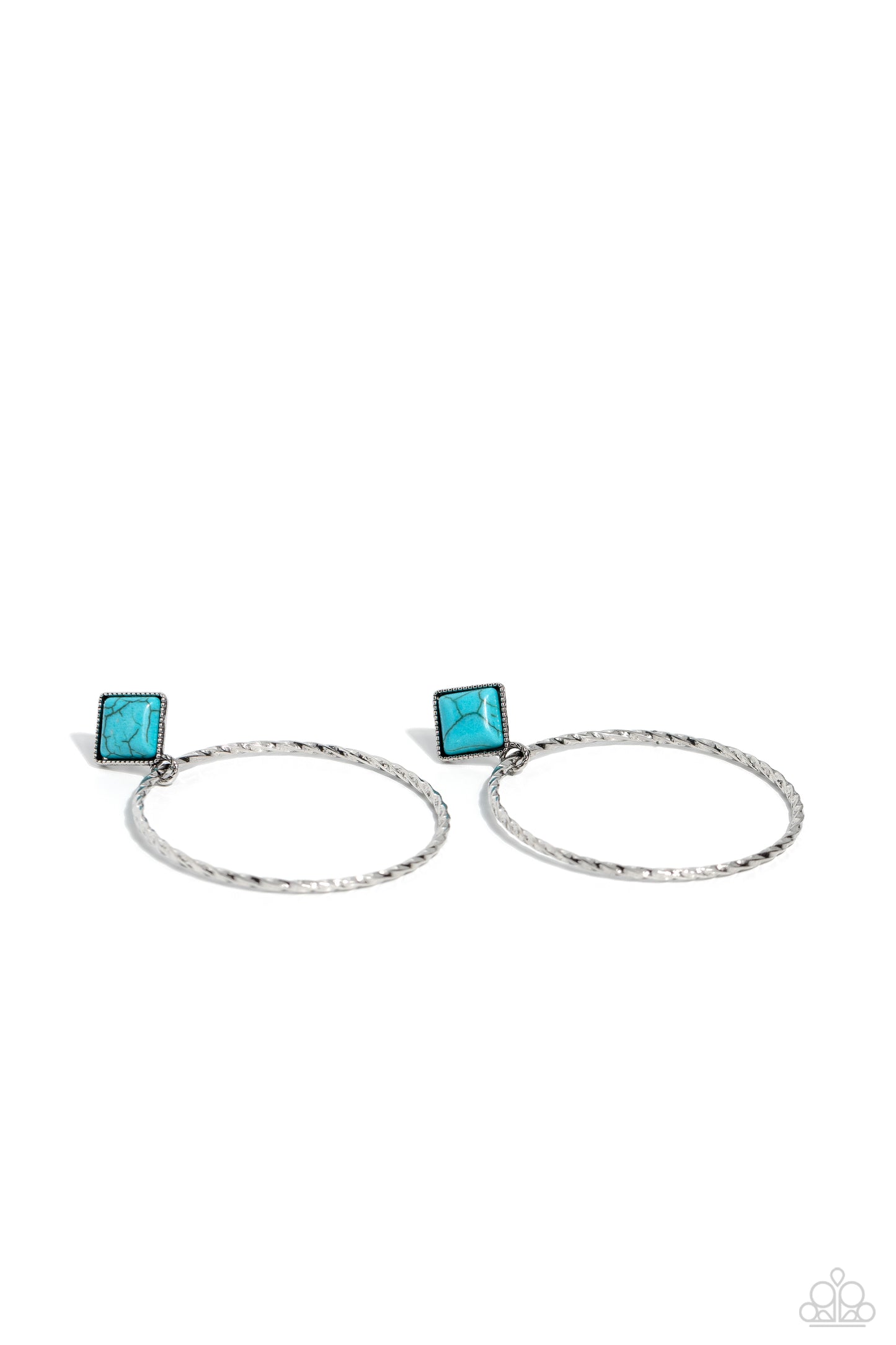 Paparazzi - Canyon Circlet - Turquoise Earrings