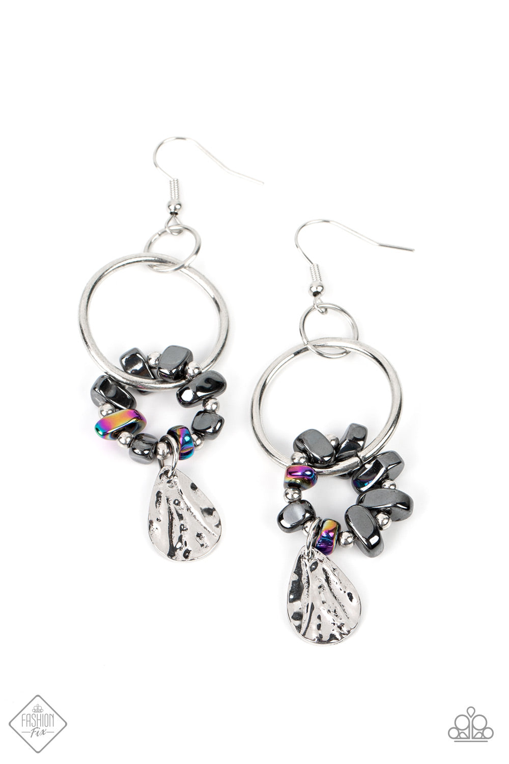 Paparazzi - Fossil Flair - Multi Earrings