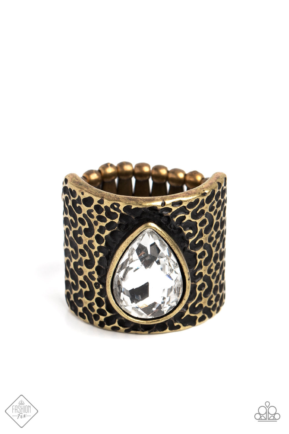 Paparazzi - Singed Shape - Brass Ring