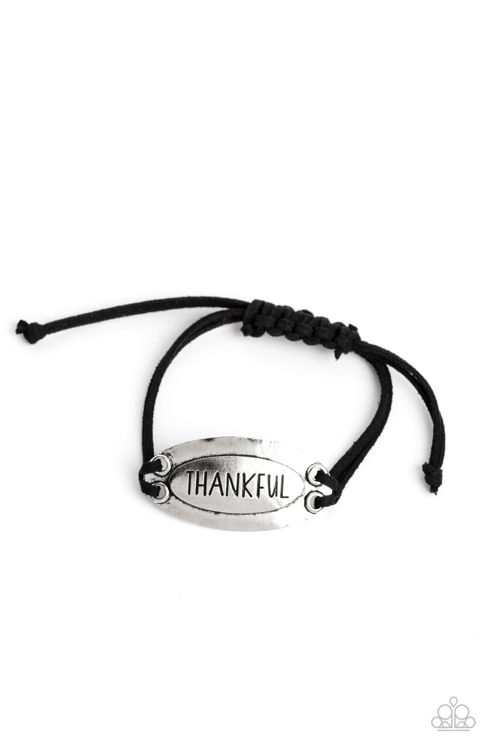 Paparazzi - Thankful Tidings - Black Bracelet