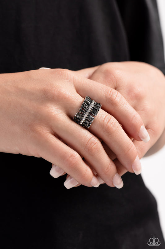 Paparazzi - Staggering Stacks - Silver Ring