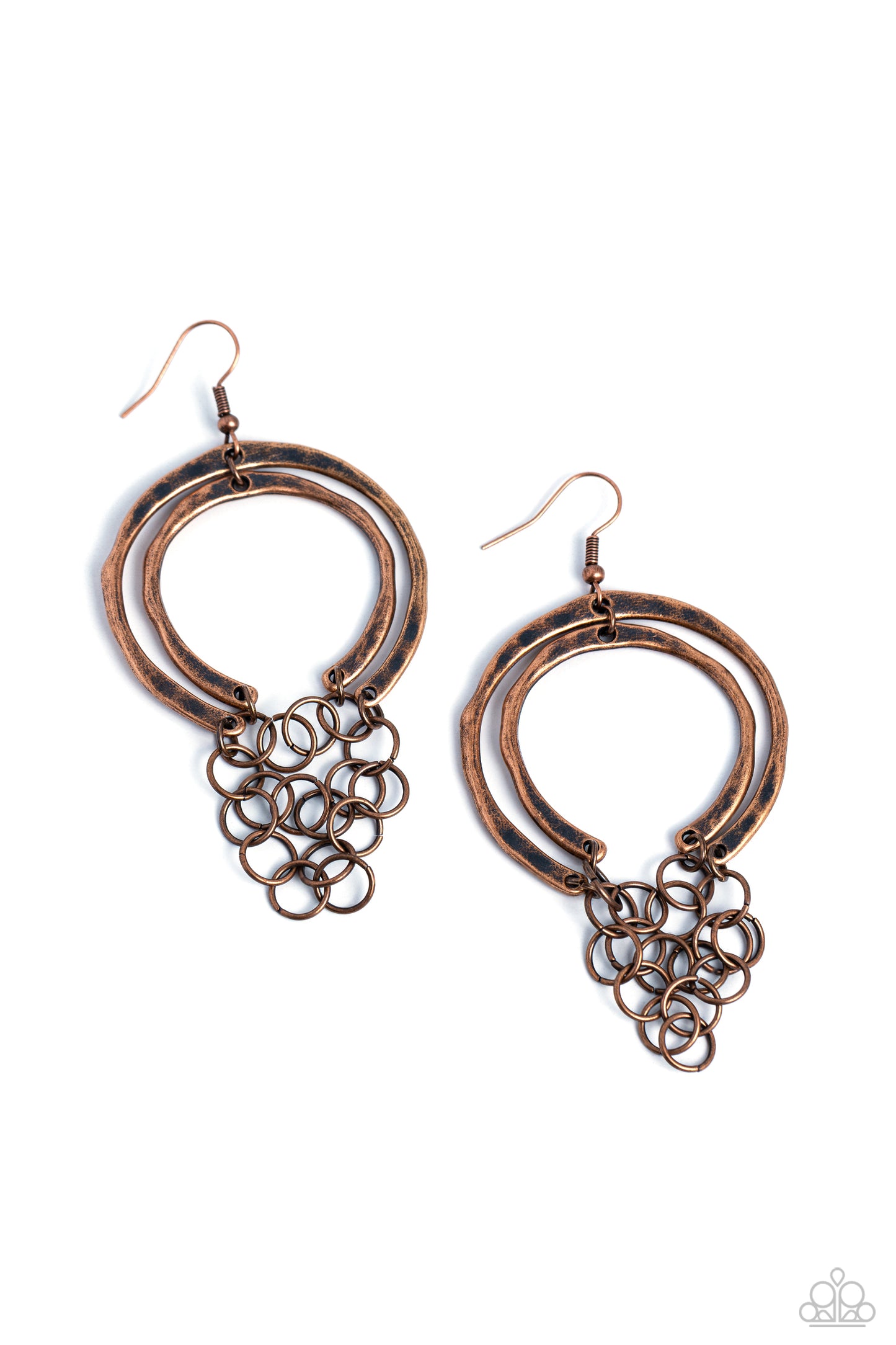 Paparazzi - Dont Go CHAINg-ing - Copper Earrings