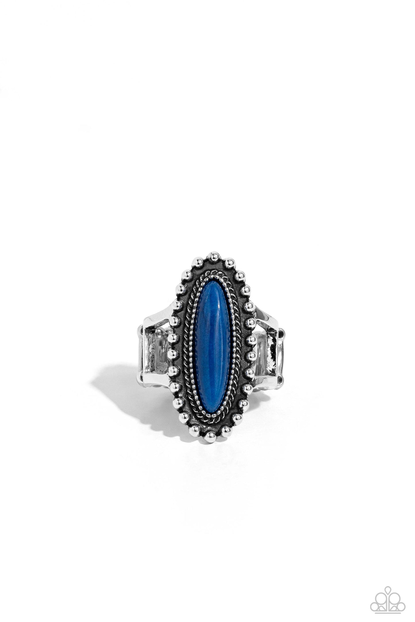 Paparazzi - Oblong Occasion - Blue Ring