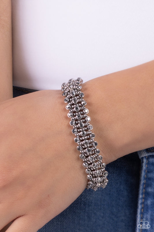 Paparazzi - Corporate Confidence - Silver Bracelet