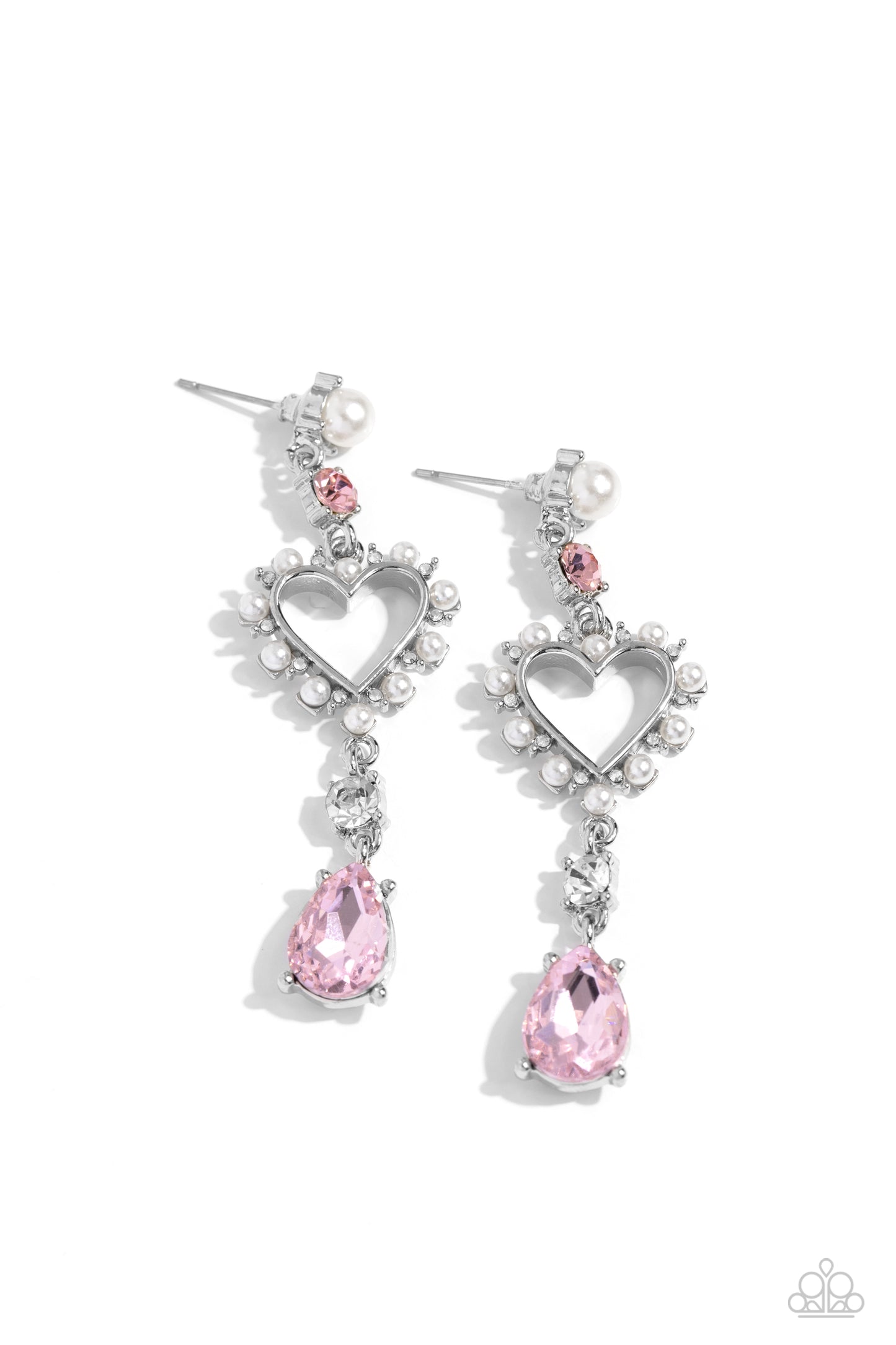 Paparazzi - Lovers Lure - Pink Earrings