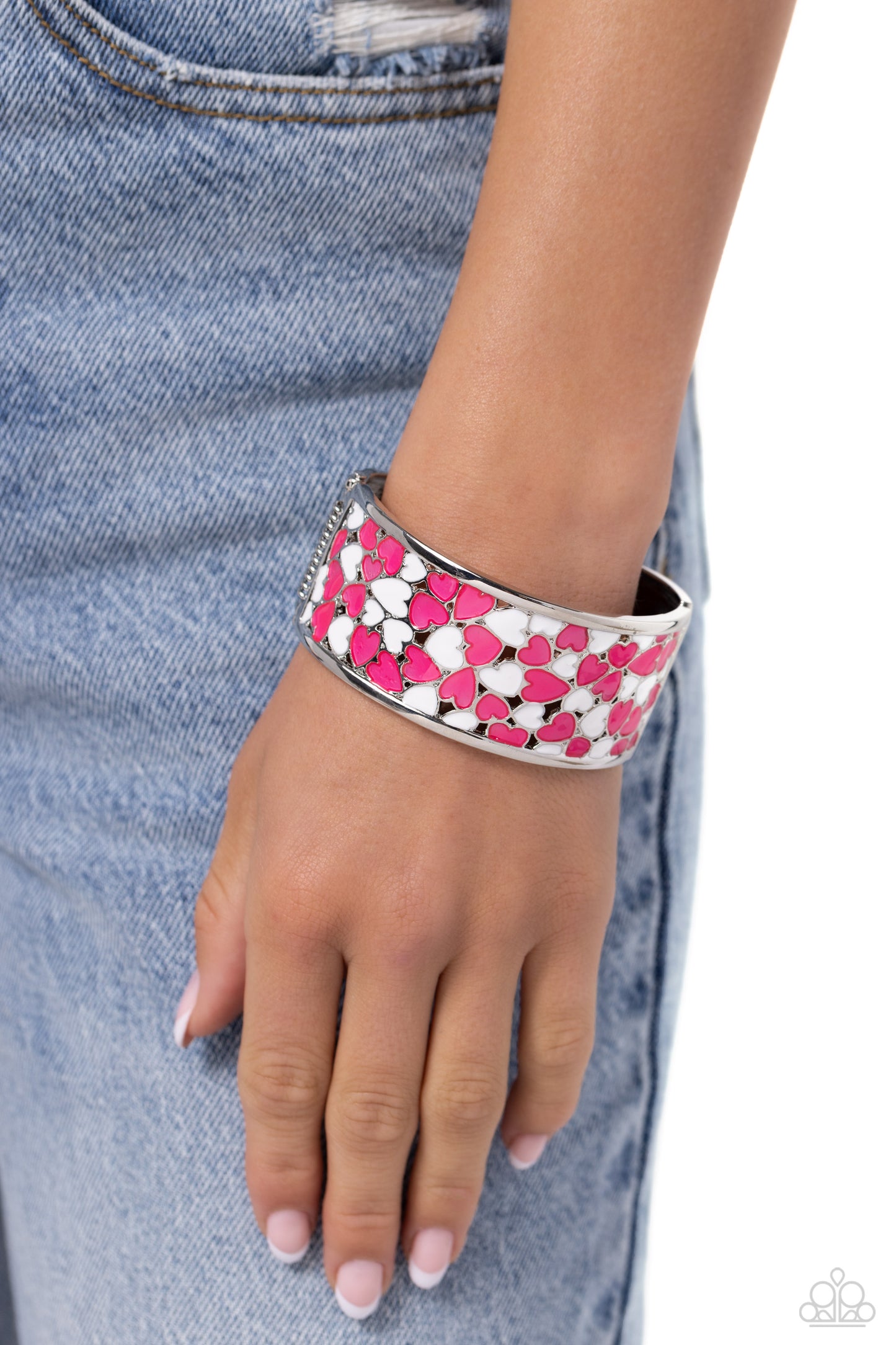 Penchant for Patterns - Pink Paparazzi Bracelet