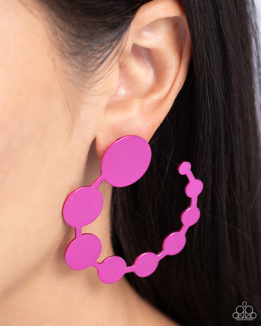 Have It Both PHASE - Pinki - Paparazzi Earrings