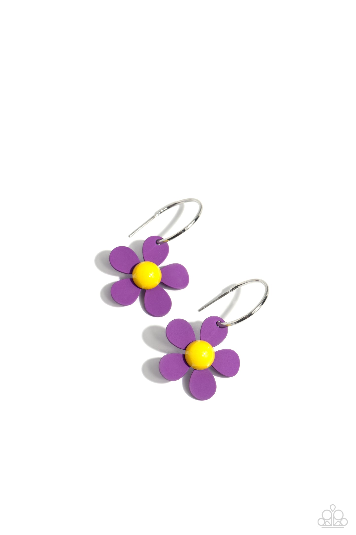 More FLOWER To You! - Purple Paparazzi Earrings