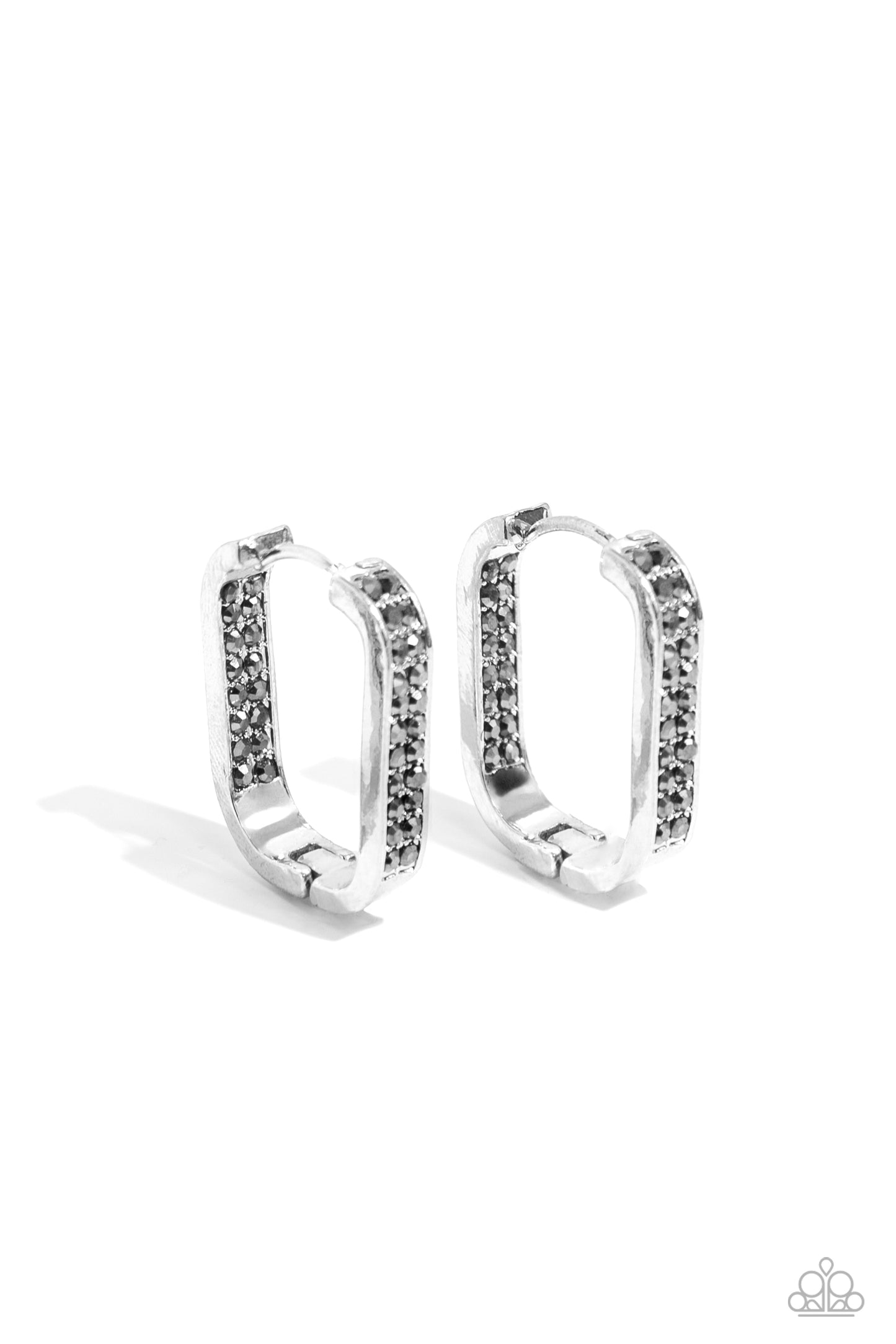 Sinuous Silhouettes - Silveri - Paparazzi Earrings