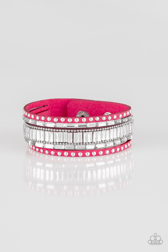 Rock Star Rocker - Pink Bracelet Paparazzi