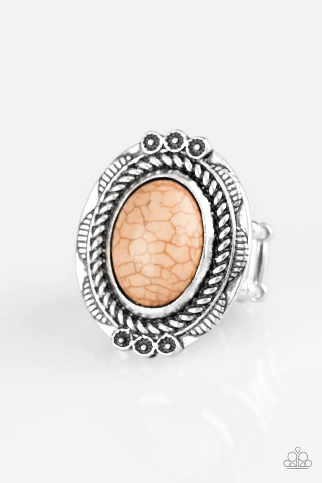 Paparazzi Ring Tumblin Tumbleweeds - Brown