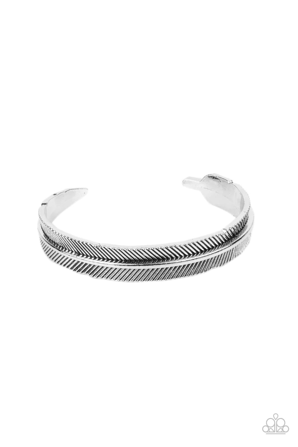 Paparazzi QUILL-Call - Silver Men's Bracelet