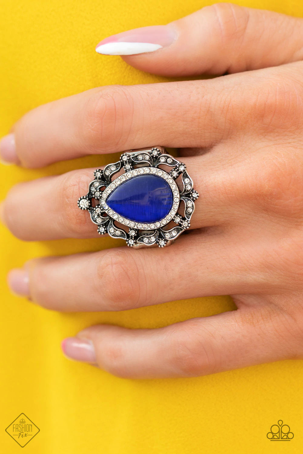 Paparazzi Iridescently Icy Blue Ring