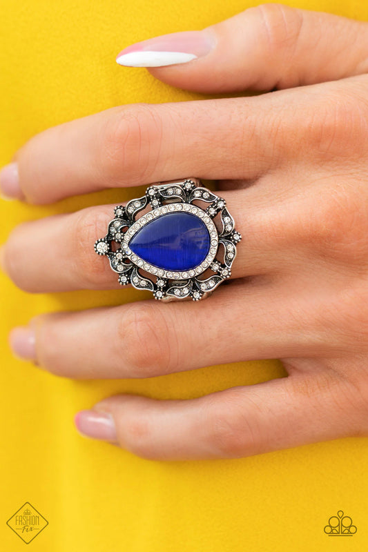 Paparazzi Iridescently Icy Blue Ring