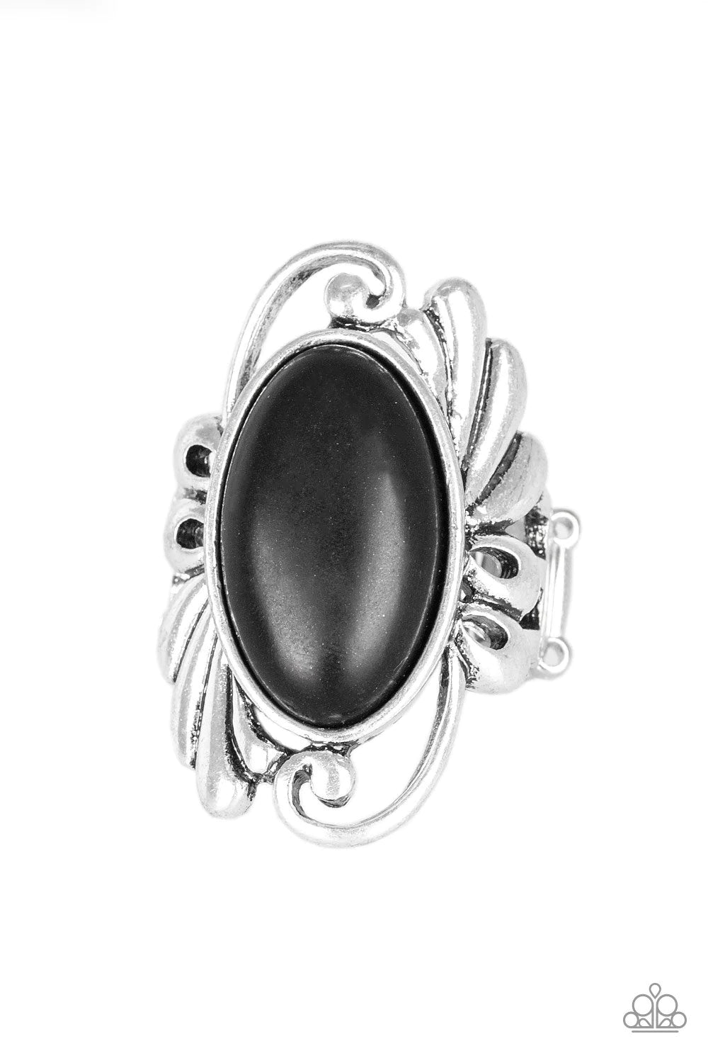 Sedona Sunset Black Stone Ring - Paparazzi Accessories