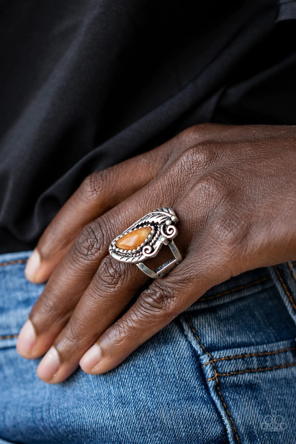 Paparazzi Ring Palm Princess - Orange Ring