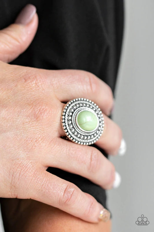 Terra Terrain - green - Paparazzi Ring