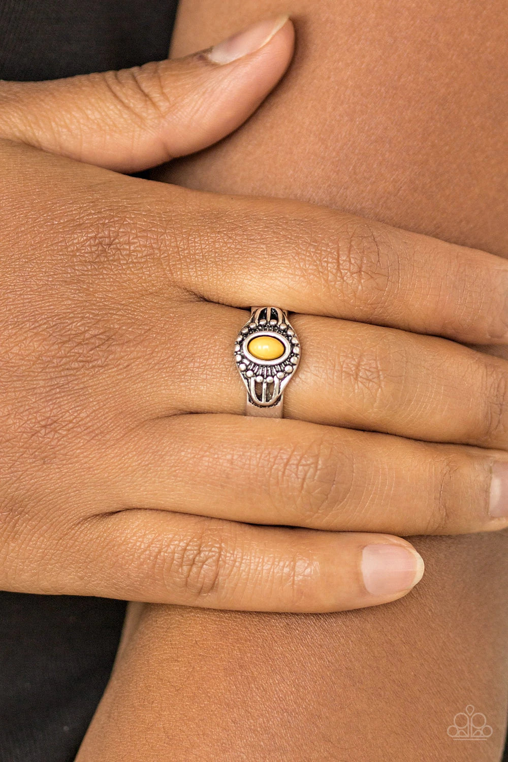 Paparazzi Ring Right on Trek-Yellow