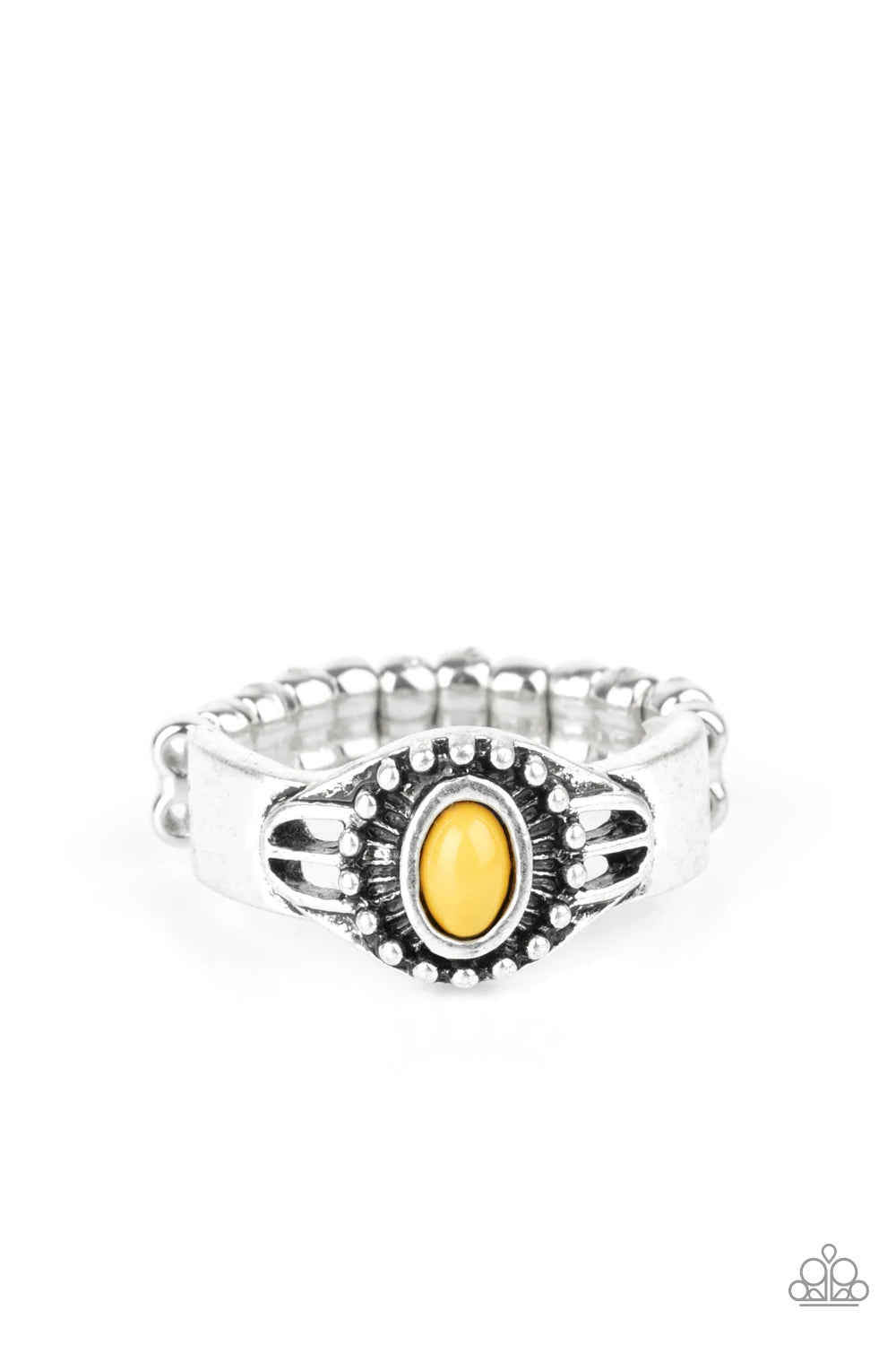 Paparazzi Ring Right on Trek-Yellow