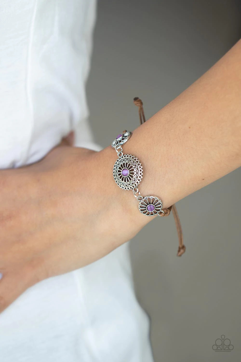 Paparazzi Bohemian Botany Purple Bracelet