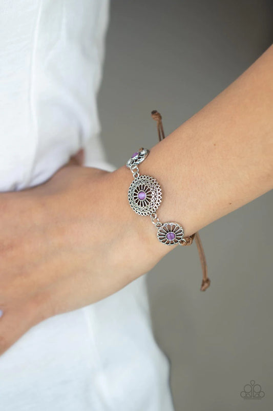 Paparazzi Bohemian Botany Purple Bracelet