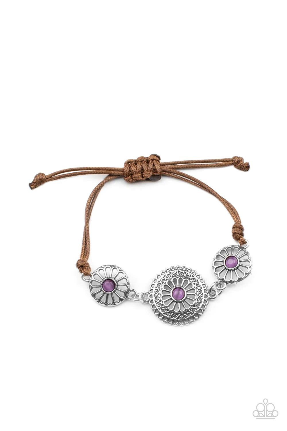 Paparazzi Bohemian Botany Purple Bracelet