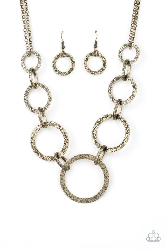 Paparazzi City Circus - Brass Necklace