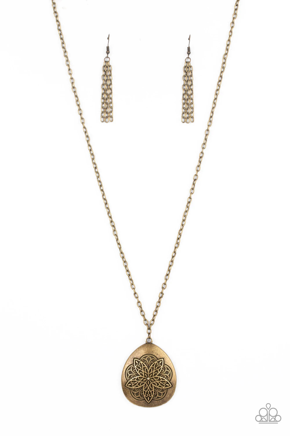 Paparazzi Rustic Renaissance - Brass Necklace