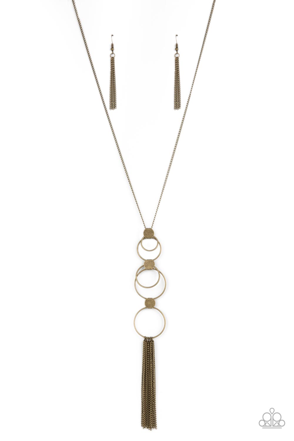 Join The Circle - Brass Necklace Paparazzi