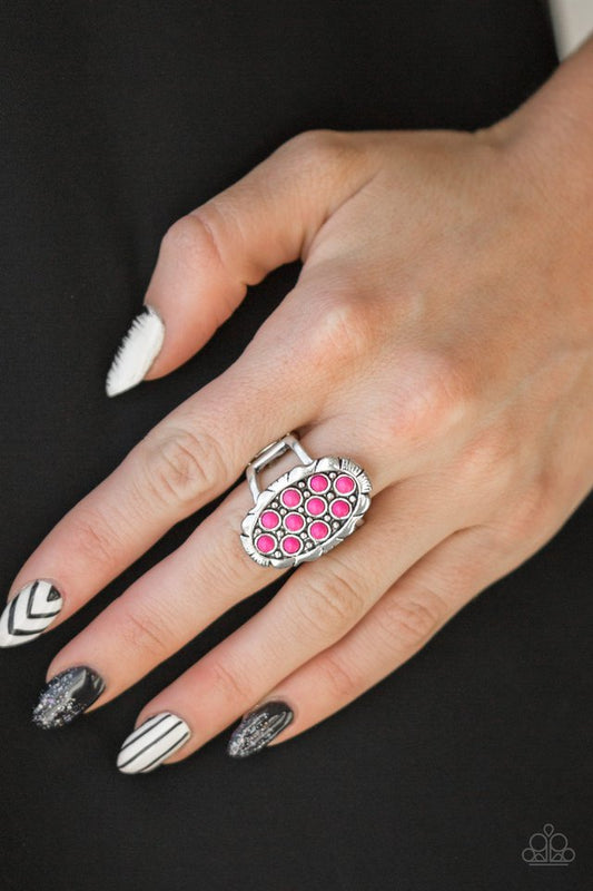 Cactus Garden - Pink Ring Paparazzi
