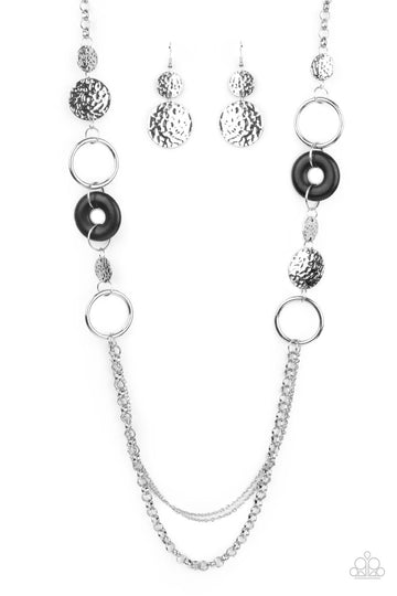 Paparazzi Grounded Glamour-Black Necklace