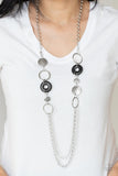 Paparazzi Grounded Glamour-Black Necklace