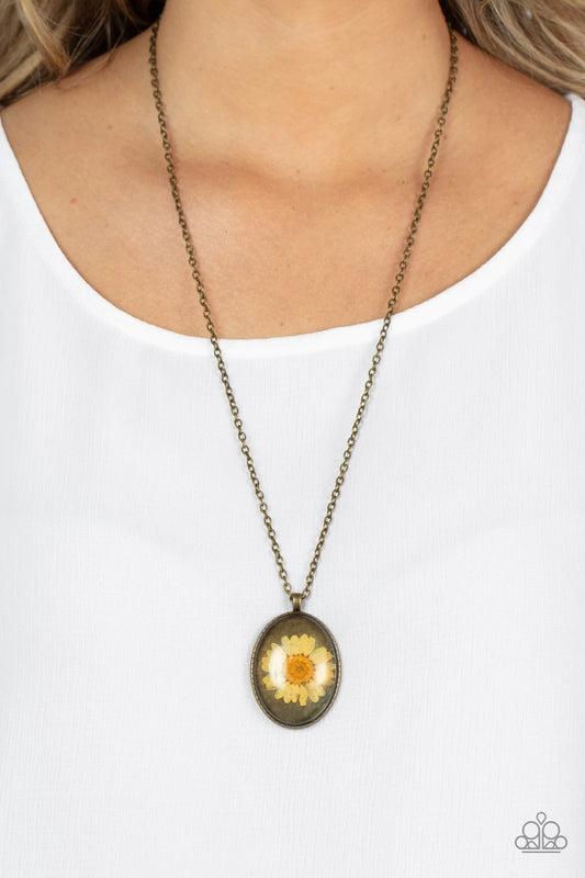 Paparazzi Prairie Passion - Orange Necklace