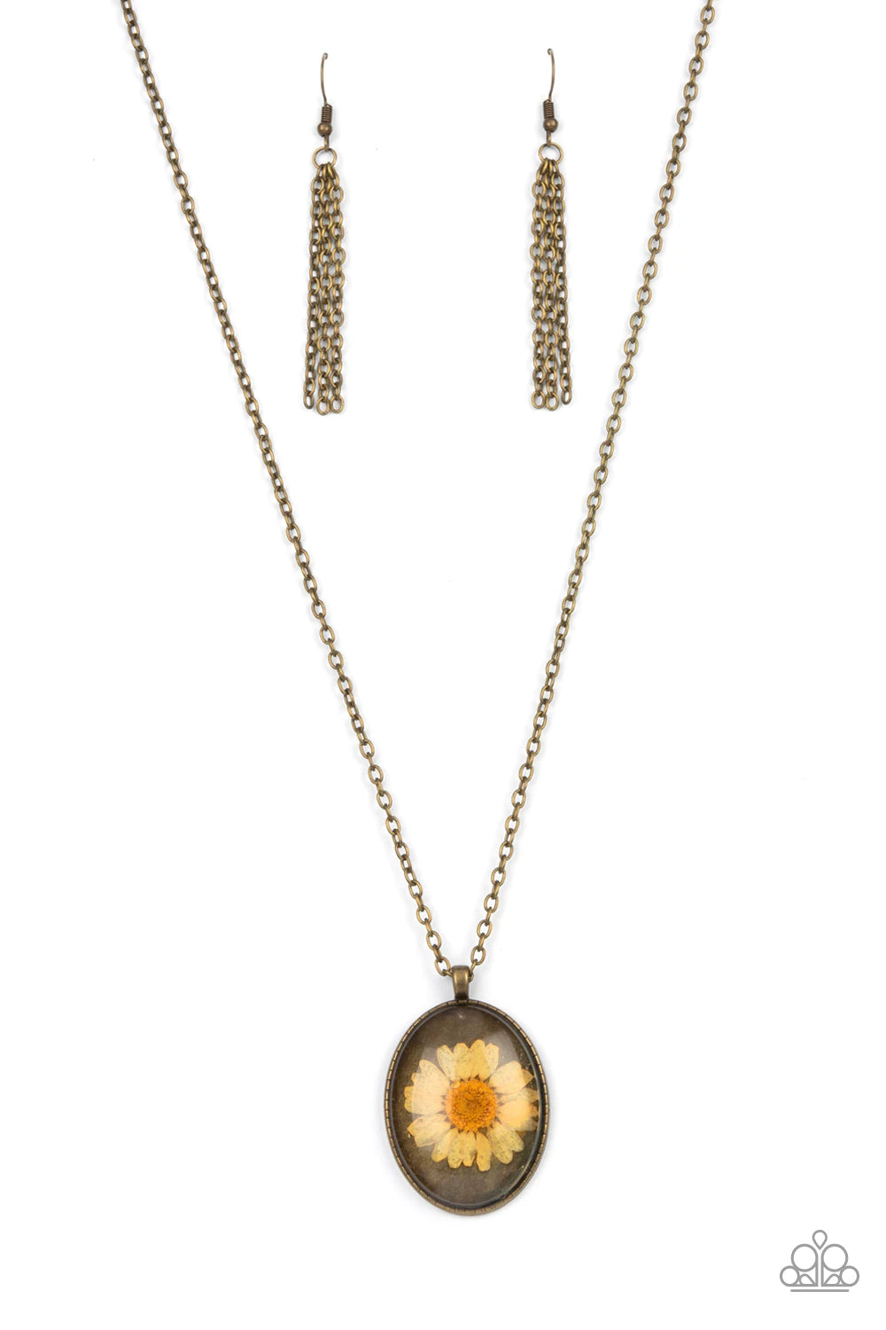 Paparazzi Prairie Passion - Orange Necklace