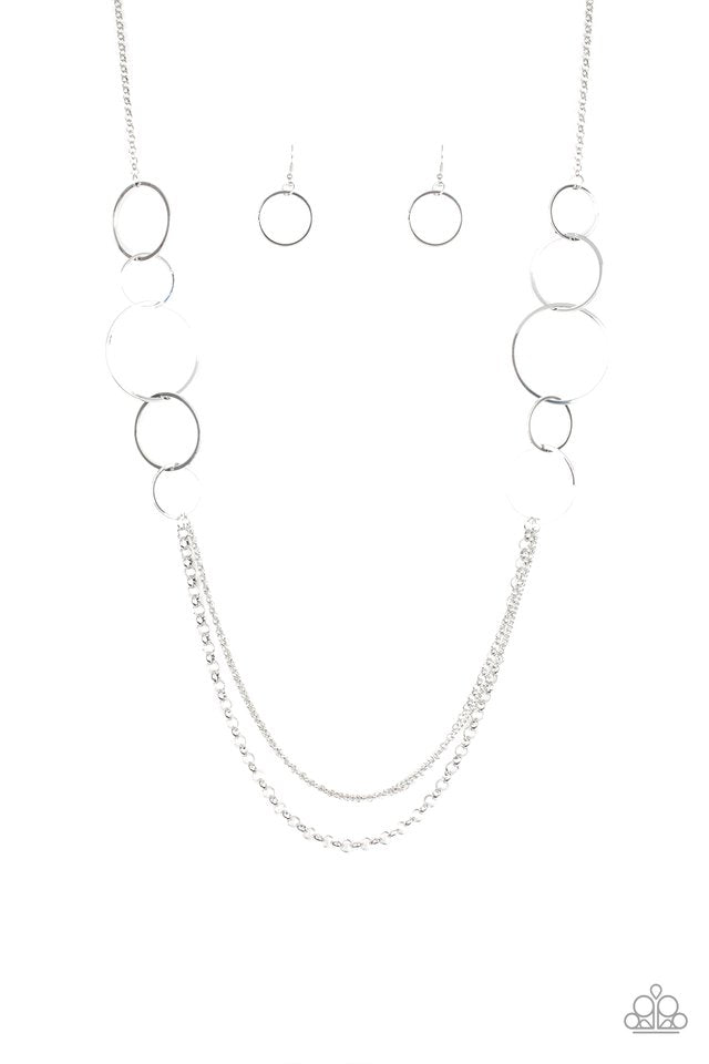 Ring In The Radiance - Silver Necklace Paparazzi