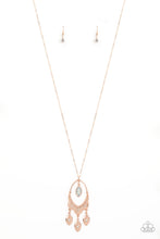 Paparazzi Royal Iridescence - Rose Gold Necklace