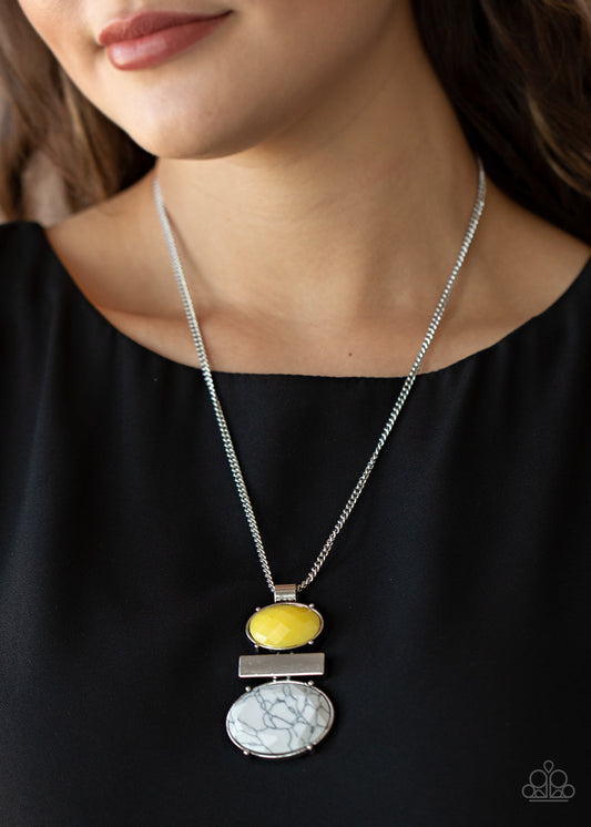 Finding Balance - Yellow  Necklace