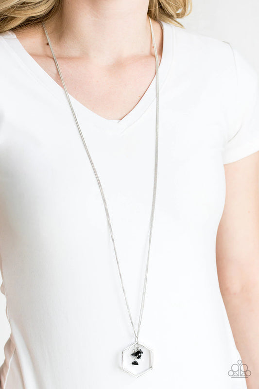 Chicly Geocentric - Black Necklace Paparazzi