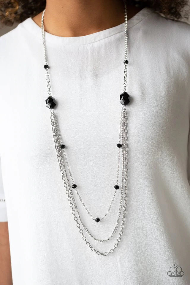 Paparazzi Dare To Dazzle - Black Necklace